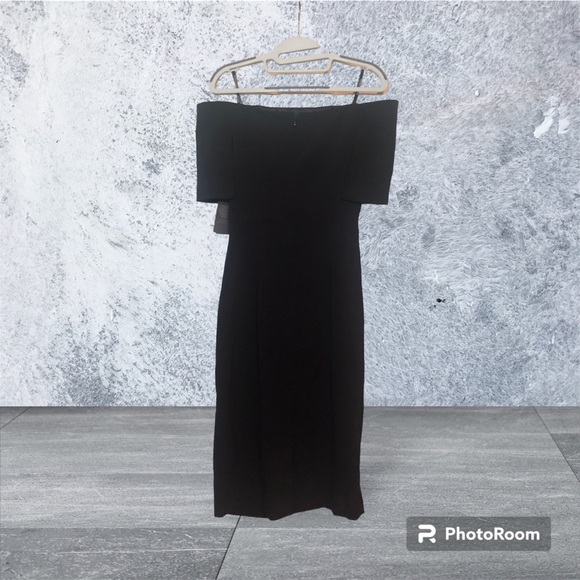 NWT Vince Camuto Popover Cocktail Dress Black Size 6 - Picture 10 of 10